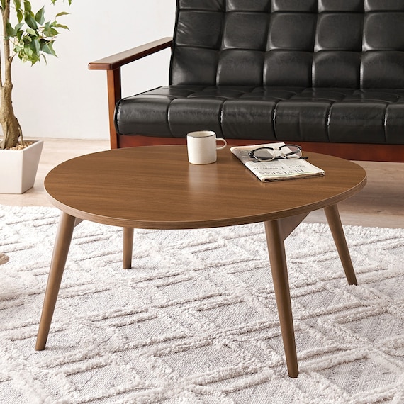 おにぎり型折りたたみテーブル (BR) 1枚目画像