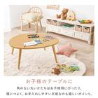 おにぎり型折りたたみテーブル (BR) 5枚目画像