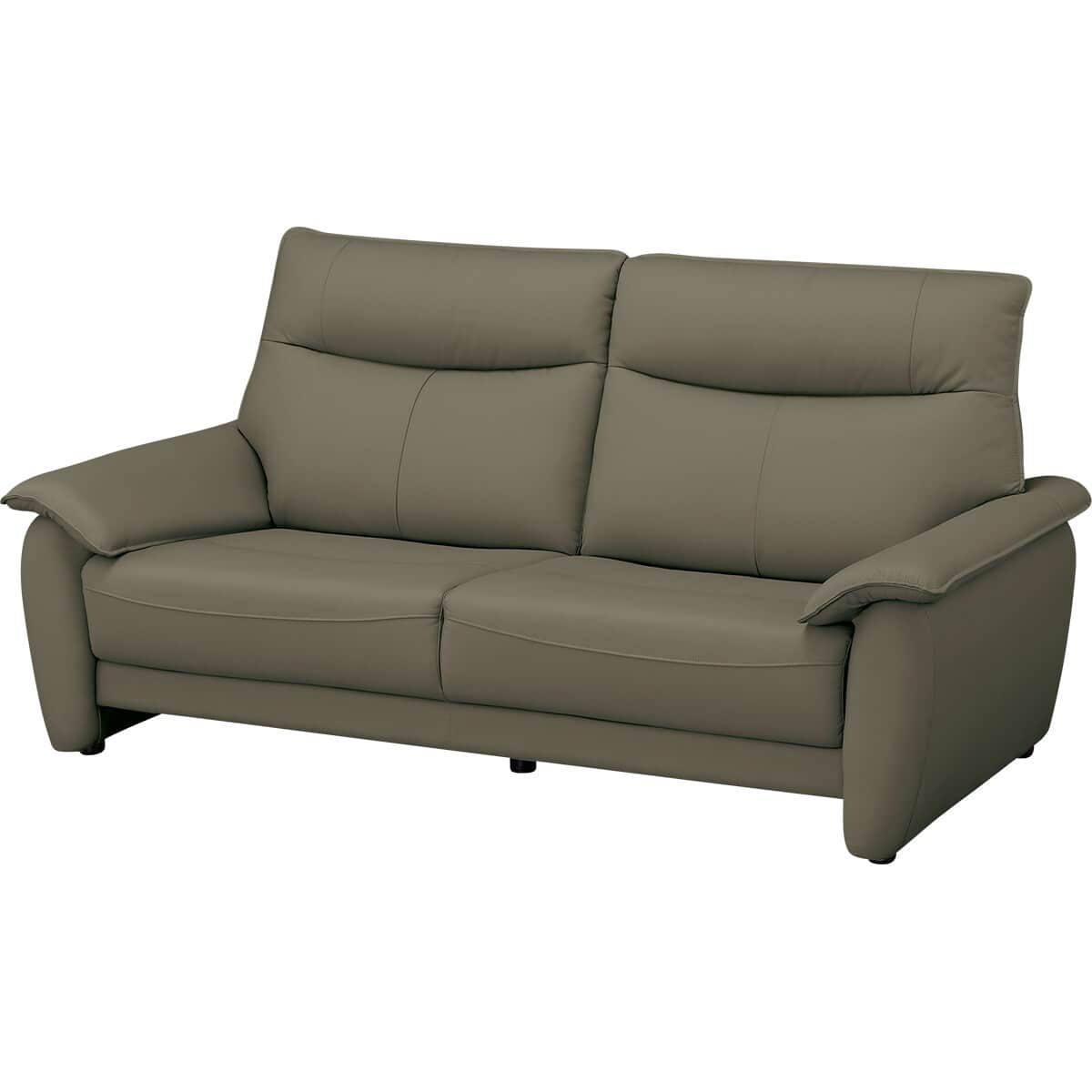 3人掛けソファ 本革(一部合成皮革)タイプ (DL01 GR) | ニトリネット