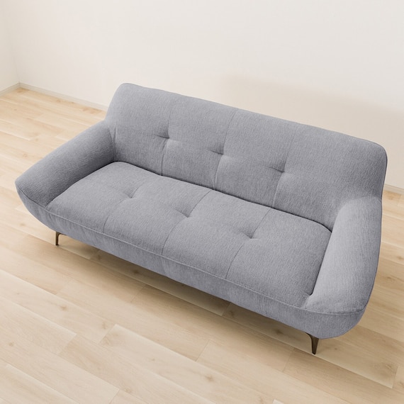 3人掛けソファ 布張りタイプ (MB11 GY) 5枚目画像