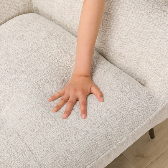 3人掛けソファ 布張りタイプ (MB11 BE) 8枚目画像