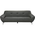 3人掛けソファ 本革(一部合成皮革)タイプ (MB11 DGY) 7枚目画像