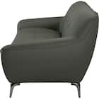 3人掛けソファ 本革(一部合成皮革)タイプ (MB11 DGY) 8枚目画像