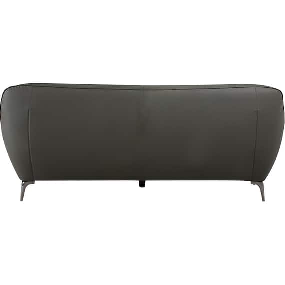 3人掛けソファ 本革(一部合成皮革)タイプ (MB11 DGY) 9枚目画像