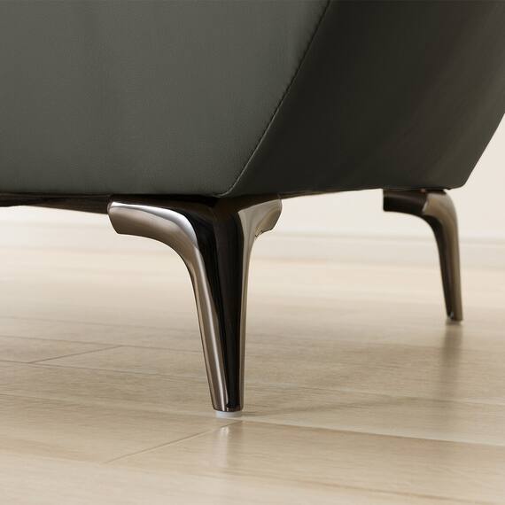 3人掛けソファ 本革(一部合成皮革)タイプ (MB11 DGY) 12枚目画像