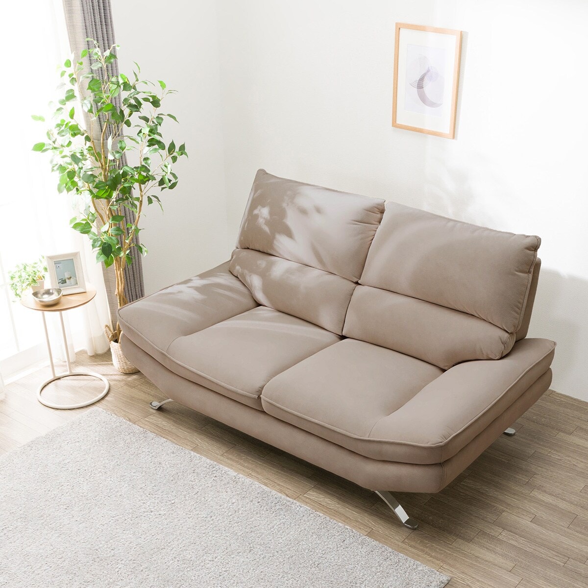 2人掛けソファ 布張りタイプ (FR03 BR) | ニトリネット【公式】 家具