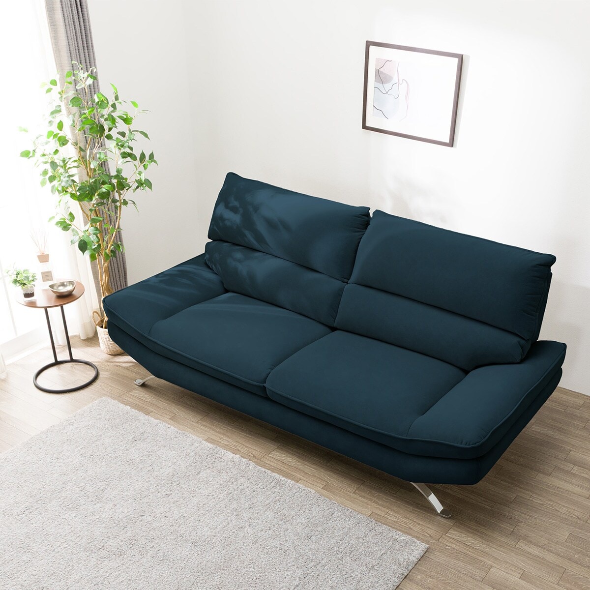 3人掛けソファ 布張りタイプ (FR03 DTBL) | ニトリネット【公式】 家具