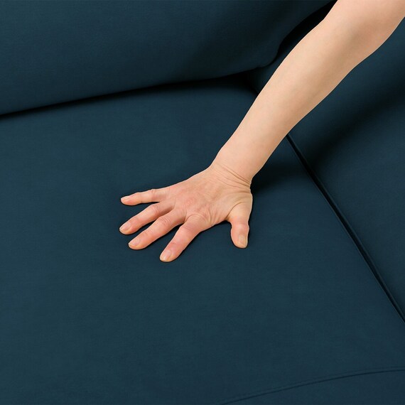 2人掛けソファ 布張りタイプ (FR03 DTBL) 9枚目画像