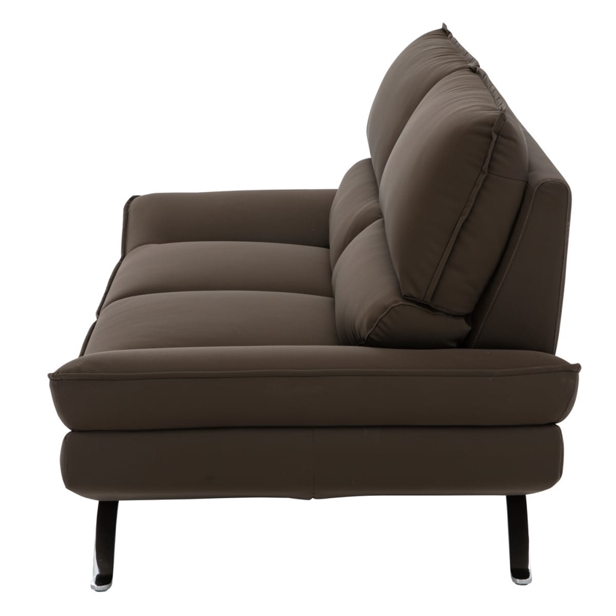 傷・汚れに強い 3人掛けソファ 合皮タイプ (FR03 Nシールド DBR