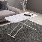 メラミン天板昇降テーブル (WH) 1枚目画像