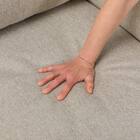 3人掛けソファ 布張りタイプ (SK2002 BE) 6枚目画像