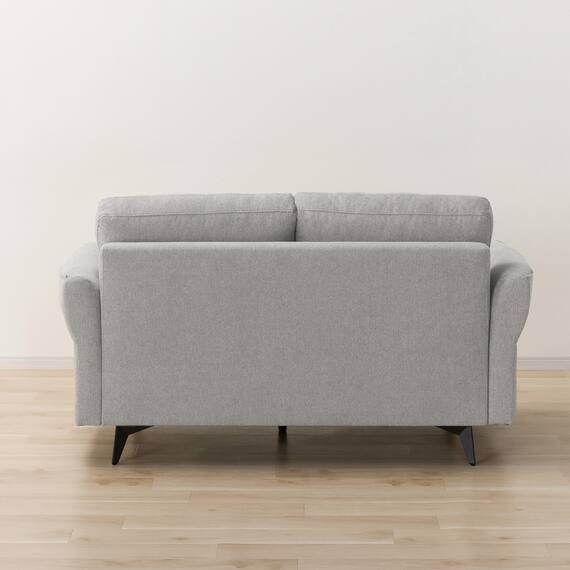 2人掛けソファ 布張りタイプ (SK2002 LGY) 5枚目画像