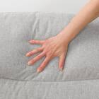 2人掛けソファ 布張りタイプ (SK2002 LGY) 6枚目画像