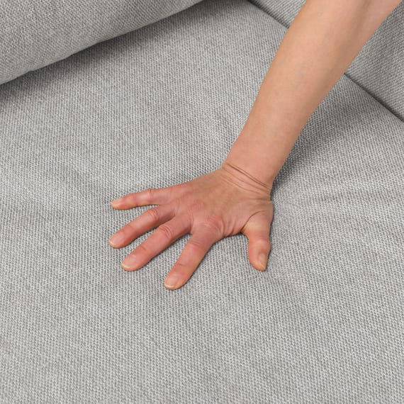 2人掛けソファ 布張りタイプ (SK2002 LGY) 7枚目画像