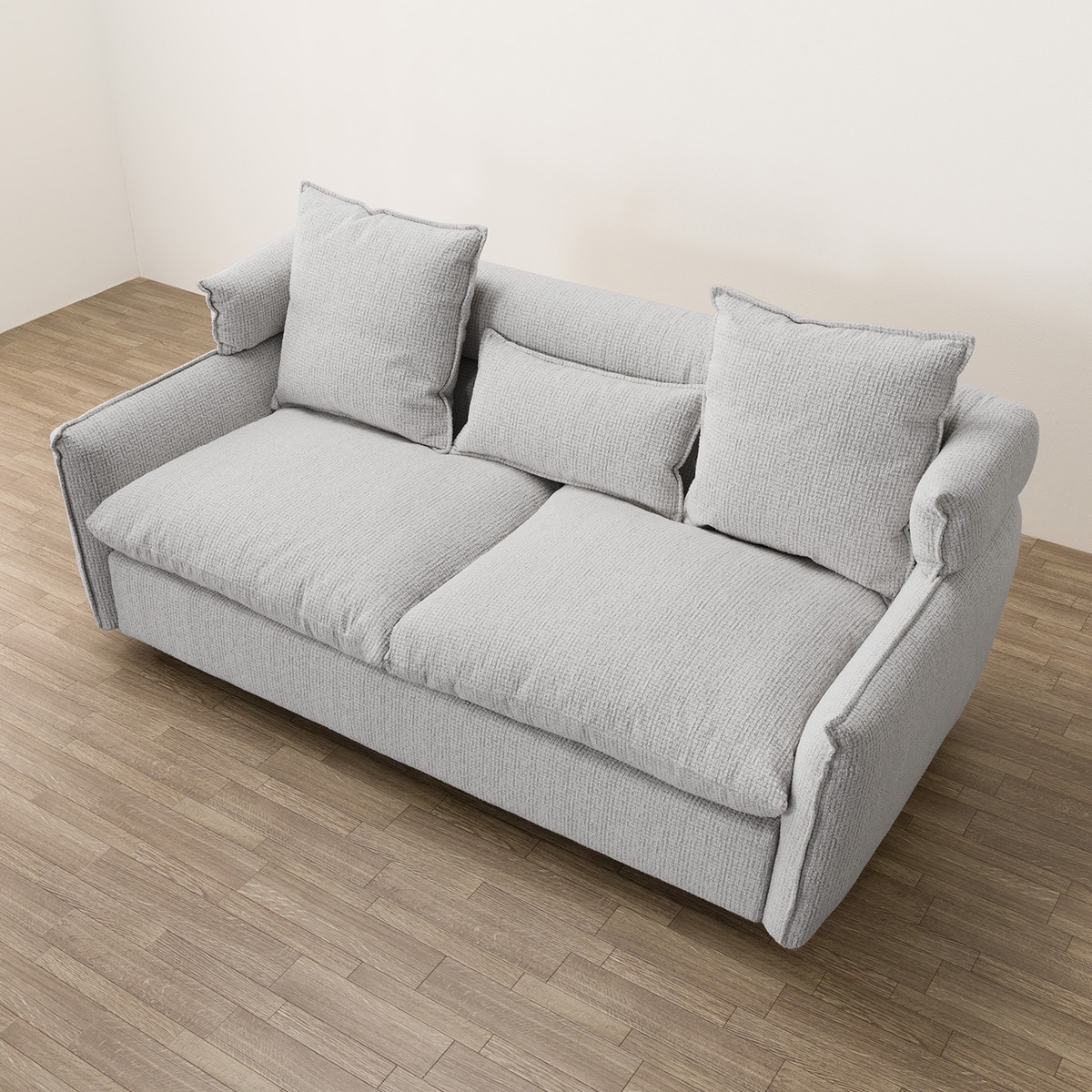 3人掛けソファ(ソフティーナ2KD GY) | ニトリネット【公式】 家具