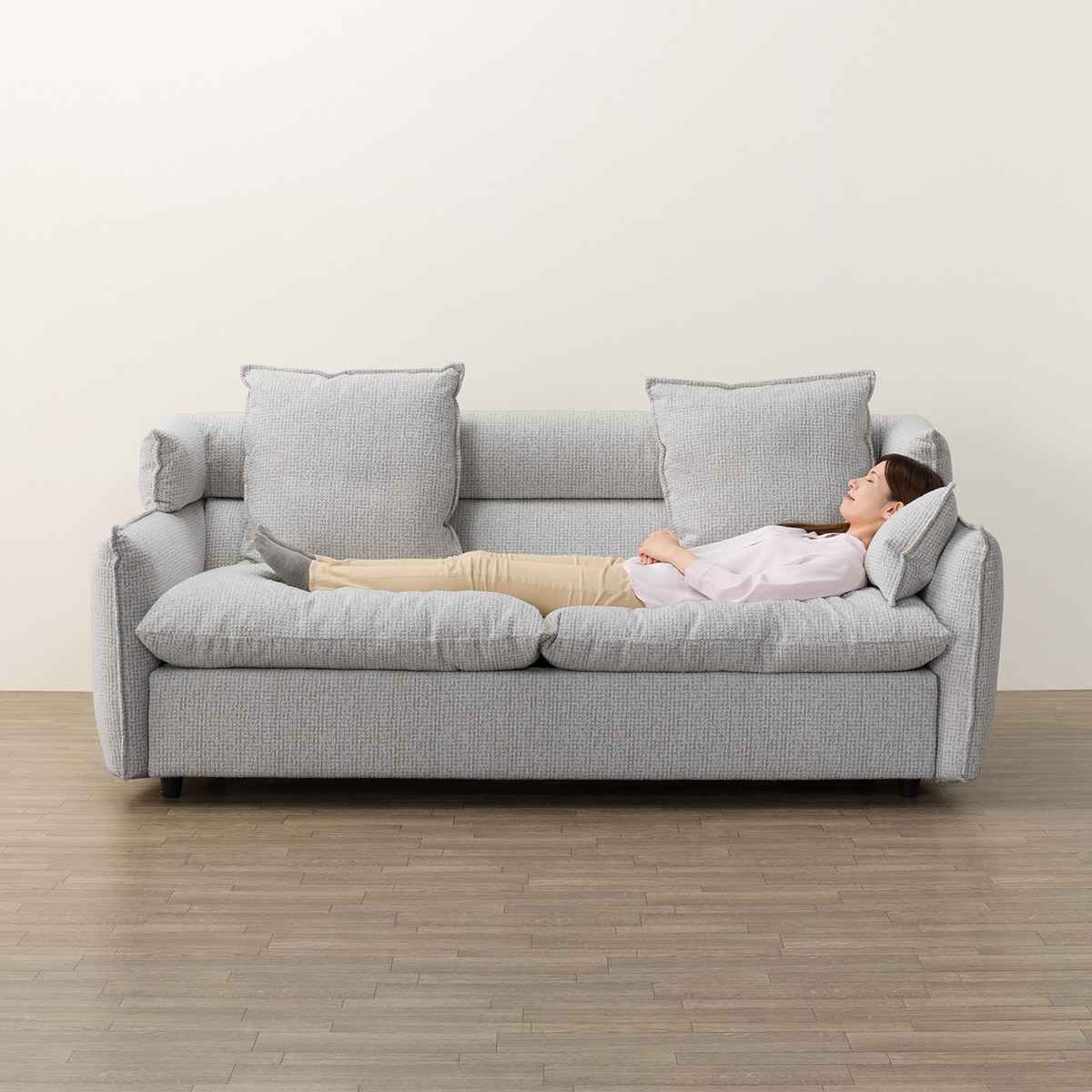 3人掛けソファ(ソフティーナ2KD GY) | ニトリネット【公式】 家具