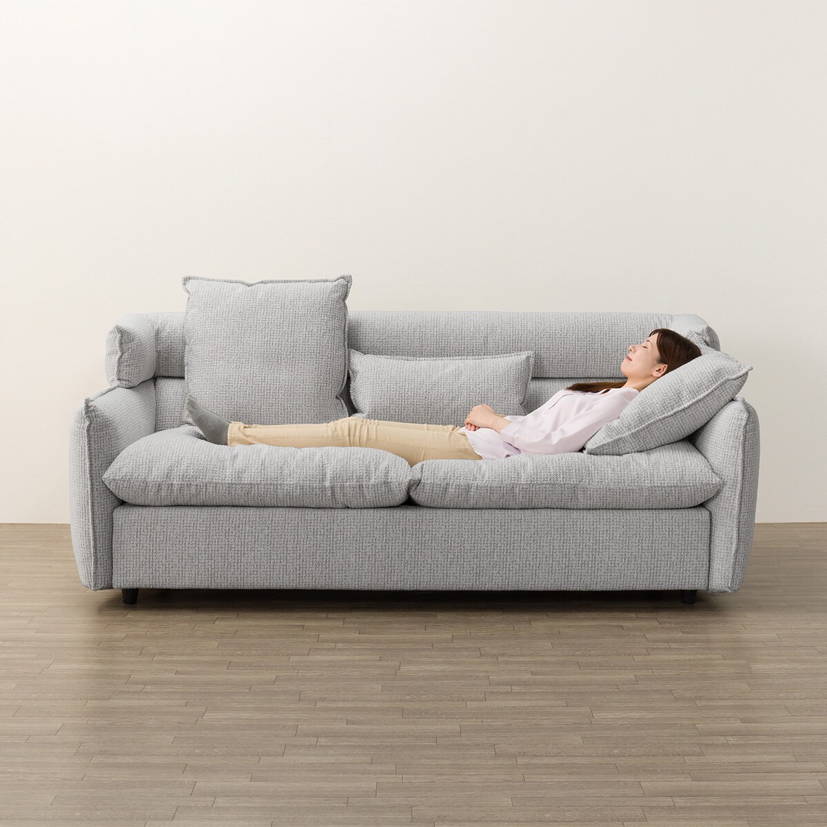 3人掛けソファ(ソフティーナ2KD GY) | ニトリネット【公式】 家具