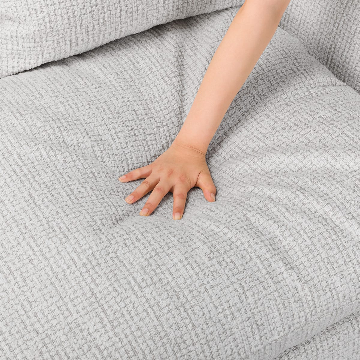 3人掛けソファ 布張りタイプ (ソフティーナ2KD GY) | ニトリネット