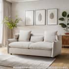 3人掛けソファ 布張りタイプ (ソフティーナ2KD BE) 1枚目画像