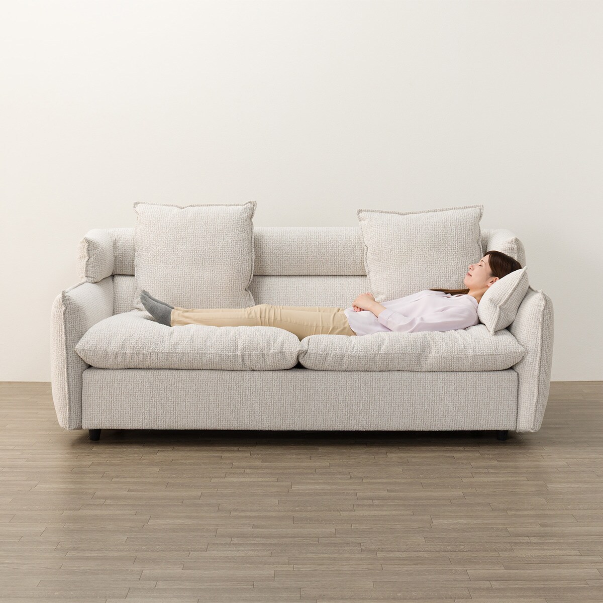 3人掛けソファ(ソフティーナ2KD BE) | ニトリネット【公式】 家具