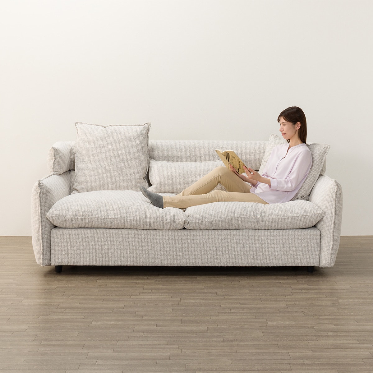 3人掛けソファ(ソフティーナ2KD BE) | ニトリネット【公式】 家具