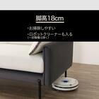 3人掛けソファ 布張りタイプ (OM03 DGY) 4枚目画像