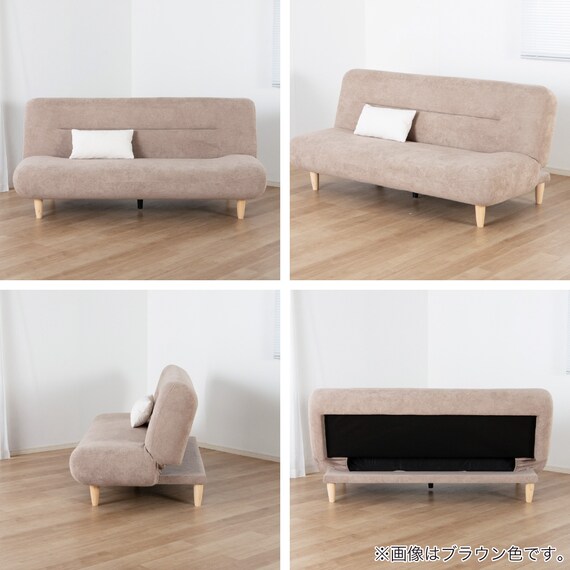 ソファベッド(リッシュ GY)【島忠ホームズ商品】 14枚目画像