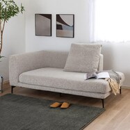 布張り片肘3人掛けカウチソファ(ムーブ)【島忠ホームズ商品】