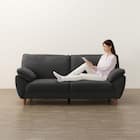 3人掛け布張りソファ(SL02 DGY) 9枚目画像