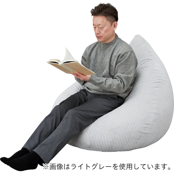 1人掛けカジュアルソファ 布張りタイプ (PX03 LGY) 13枚目画像