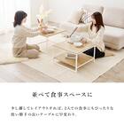 棚付きネストテーブル (NA/BK) 6枚目画像