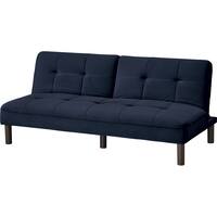 背もたれが別々に動くソファベッド 布張りタイプ (XL02 BL)