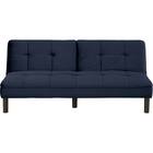 背もたれが別々に動くソファベッド 布張りタイプ (XL02 BL) 2枚目画像