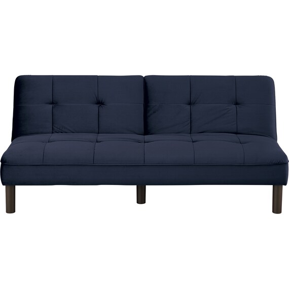 背もたれが別々に動くソファベッド 布張りタイプ (XL02 BL) 2枚目画像