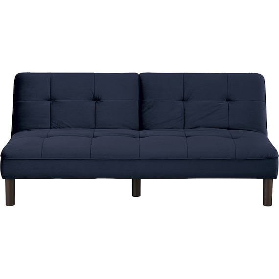 背もたれが別々に動くソファベッド 布張りタイプ (XL02 BL) 2枚目画像