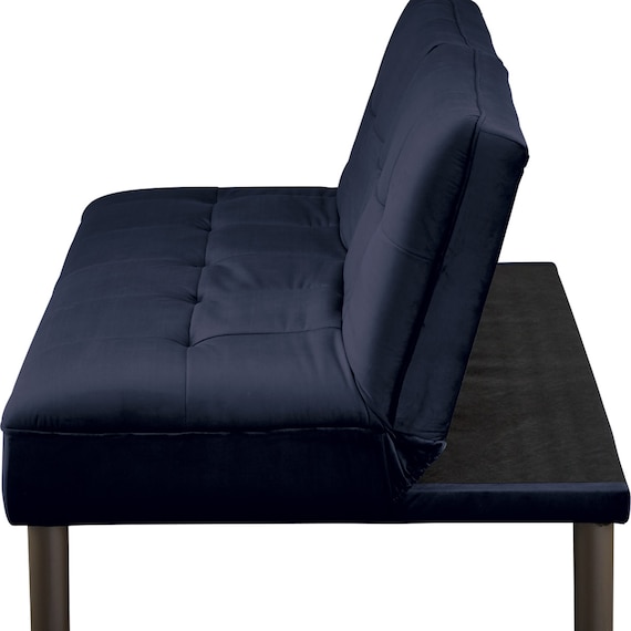 背もたれが別々に動くソファベッド 布張りタイプ (XL02 BL) 3枚目画像