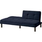 背もたれが別々に動くソファベッド 布張りタイプ (XL02 BL) 4枚目画像