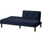 背もたれが別々に動くソファベッド 布張りタイプ (XL02 BL) 4枚目画像