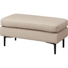 広い座面のゆったり ハーフスツール 布張りタイプ (MS01 BE) 1枚目画像