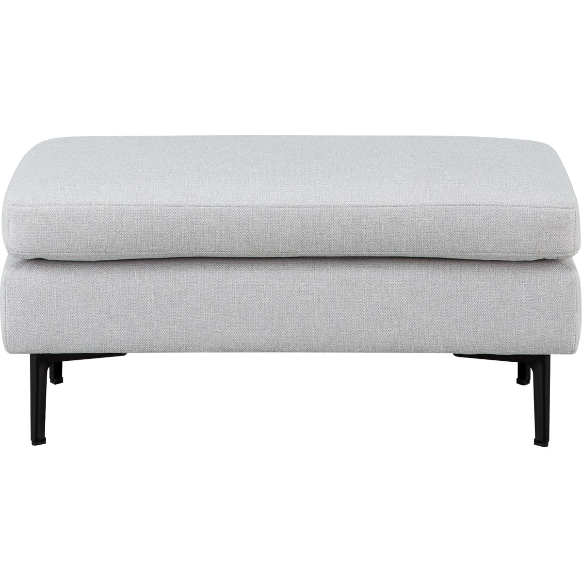 傷・汚れに強い 広い座面のゆったりソファ ハーフスツール 布張り