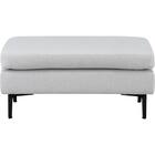 傷・汚れに強い 広い座面のゆったり ハーフスツール 布張りタイプ (MS01 Nシールド LGY) 5枚目画像