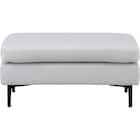 傷・汚れに強い 広い座面のゆったり ハーフスツール 布張りタイプ (MS01 Nシールド LGY) 5枚目画像