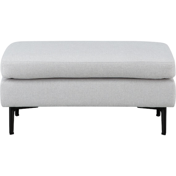 傷・汚れに強い 広い座面のゆったり ハーフスツール 布張りタイプ (MS01 Nシールド LGY) 5枚目画像