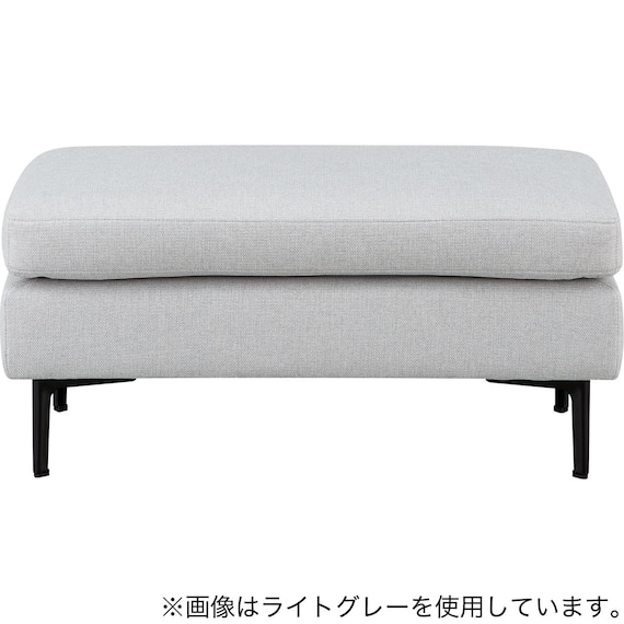 傷・汚れに強い 広い座面のゆったり ハーフスツール 布張りタイプ (MS01 Nシールド YE) 5枚目画像