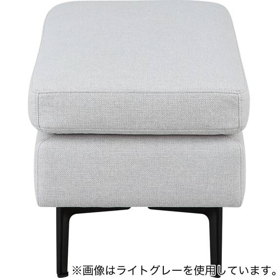 傷・汚れに強い 広い座面のゆったり ハーフスツール 布張りタイプ (MS01 Nシールド YE) 6枚目画像