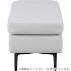 傷・汚れに強い 広い座面のゆったり ハーフスツール 布張りタイプ (MS01 Nシールド YE) 6枚目画像