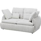 2人掛けソファ 布張りタイプ (FR07 LGY) 1枚目画像