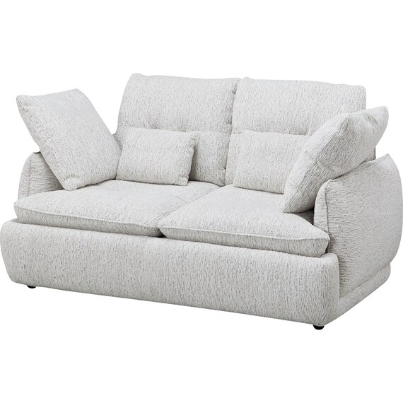 2人掛けソファ 布張りタイプ (FR07 LGY) 1枚目画像