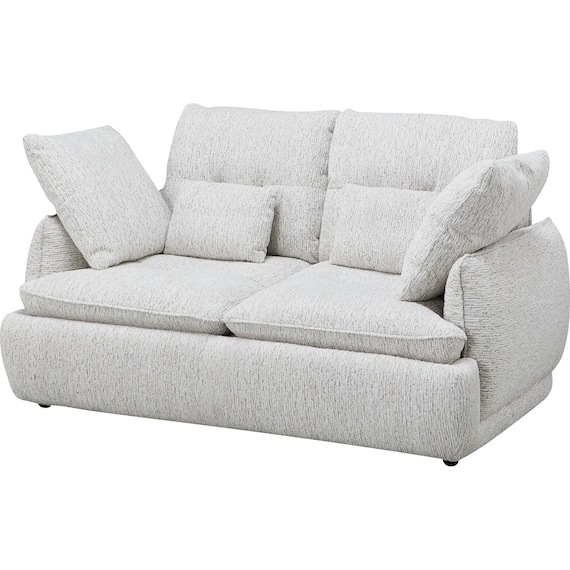 2人掛けソファ 布張りタイプ (FR07 LGY) 1枚目画像