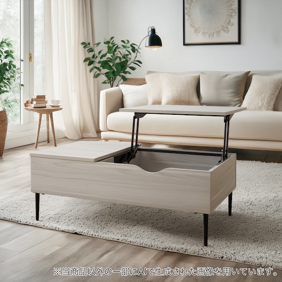 昇降センターテーブル(PH02 100 WW) 1枚目画像